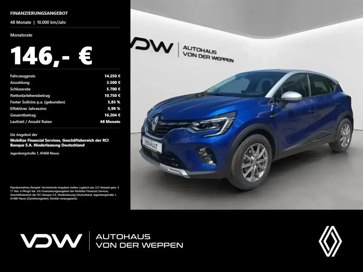 Gebraucht Renault Captur Intens 140 PS (102 kW) 2021 SUV