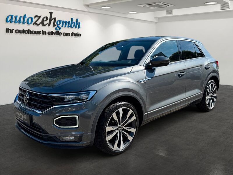 Indiumgrau (metallic) Gebraucht 2020 VW T-Roc Sportline SUV | 27.850 € (Teuer) - Bild 1/4