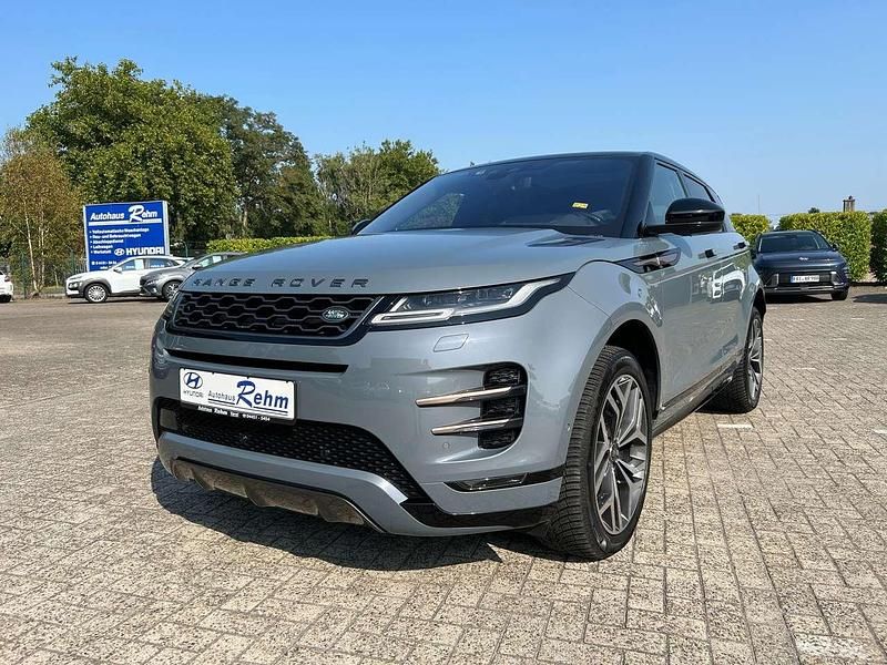 Grau Gebraucht 2019 Land Rover Range Rover evoque First Edition SUV | 30.890 € (Teuer) - Bild 1/4