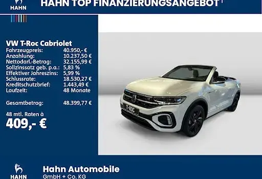 Gebraucht VW T-Roc R-line 150 PS (110 kW) 2026 Weiß SUV
