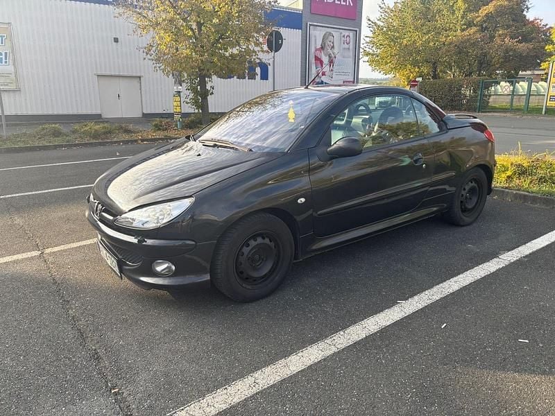 Schwarz Gebraucht 2006 Peugeot 206 CC Cabrio | 495 € (Superpreis) - Bild 1/4