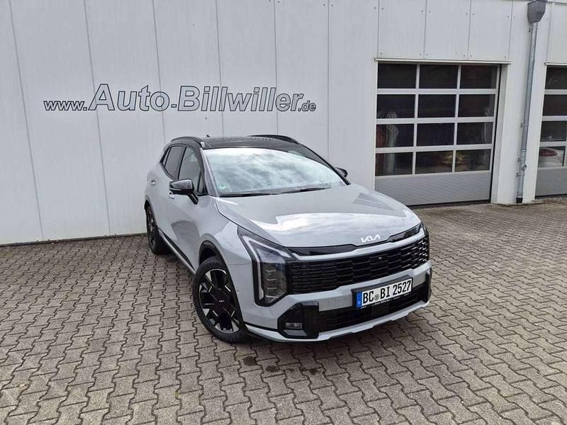 Wolfgrau metallic / schwarz Gebraucht 2025 Kia Sportage GT-Line SUV | 44.990 € (Teuer) - Bild 1/4