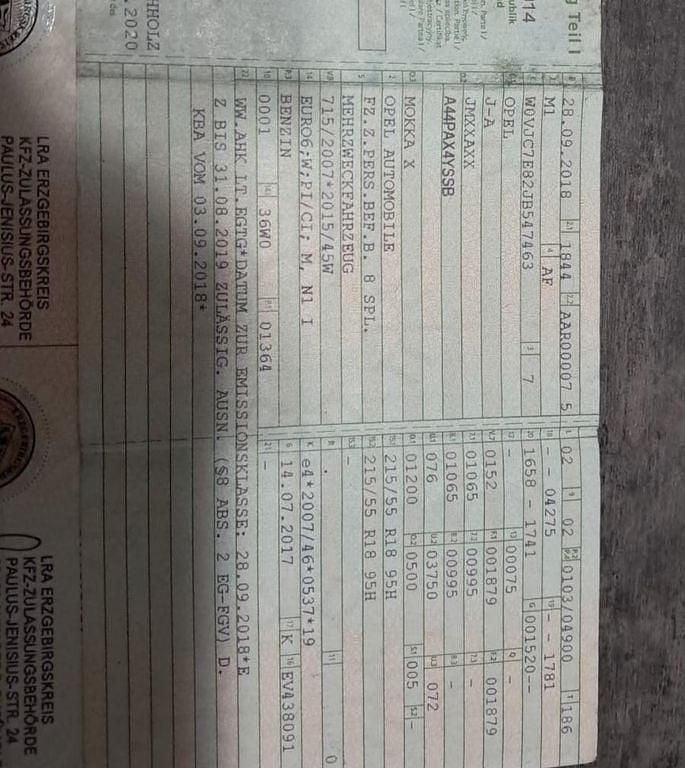 Gebraucht Opel Mokka 140 PS (102 kW) 2018 Weiß SUV