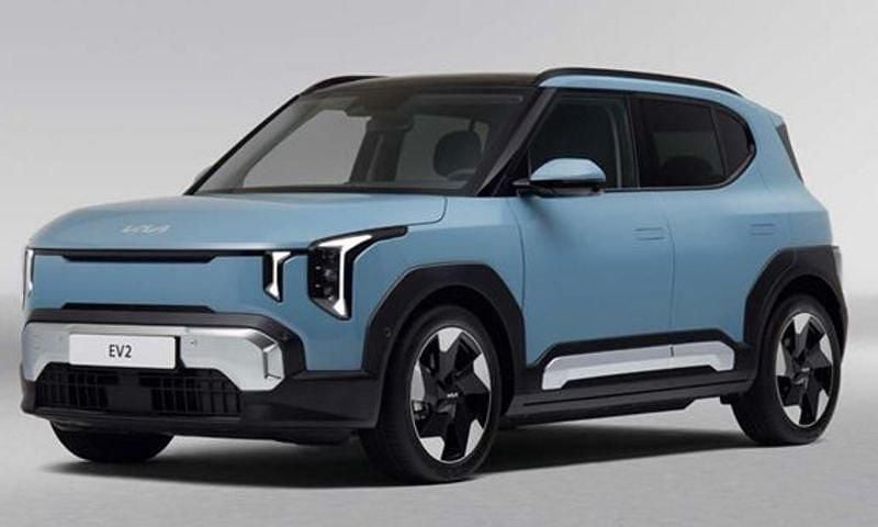 Ny Kia EV2 Air 2026 Blå SUV