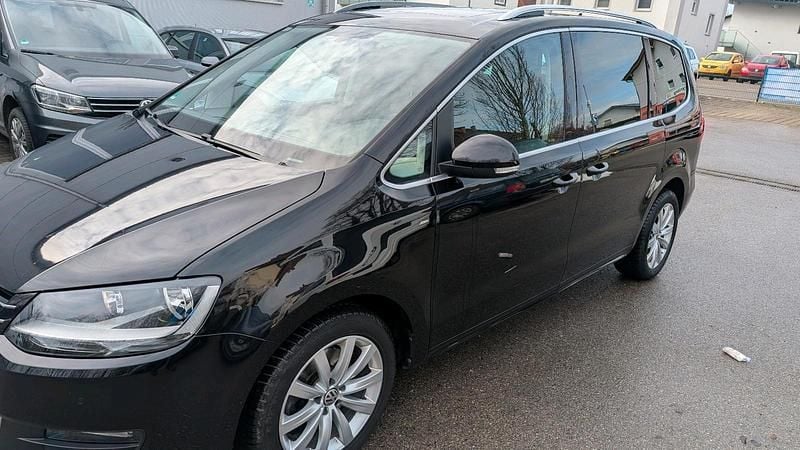 Gebraucht VW Sharan 150 PS (110 kW) 2018 Schwarz Van / Kleinbus