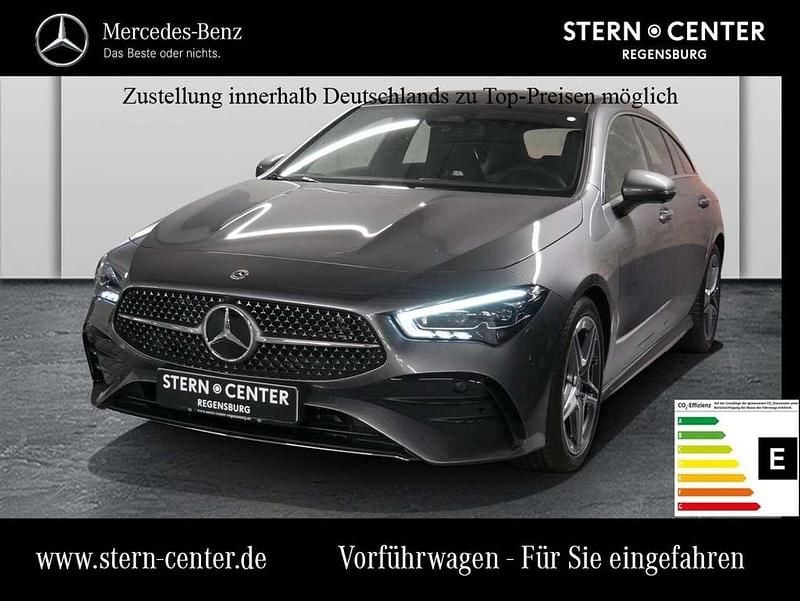 Metalliclack mountaingrau Gebraucht 2025 Mercedes CLA180 AMG Limousine | 35.869 € (Superpreis) - Bild 1/4
