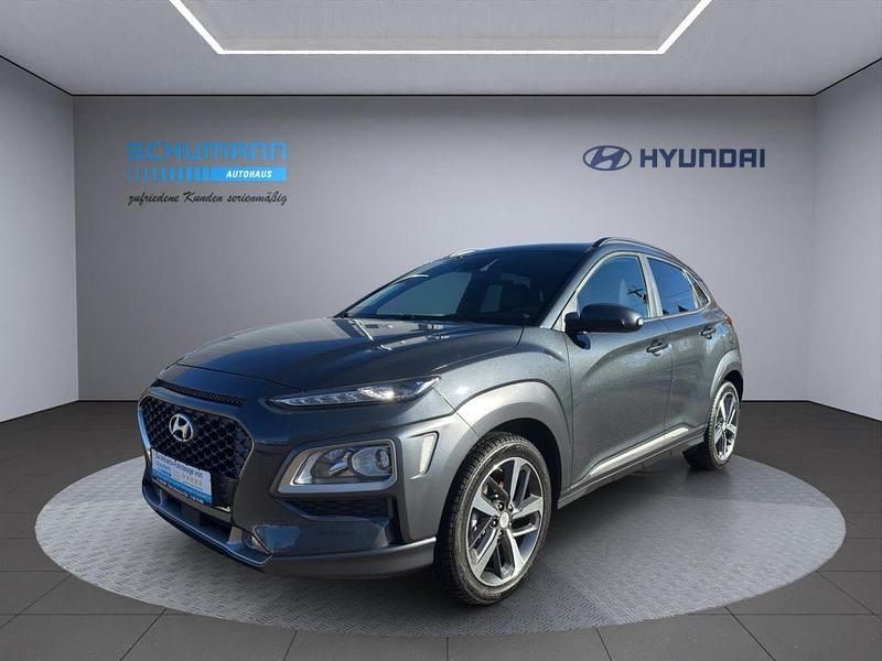 Grau Gebraucht 2018 Hyundai Kona Style SUV | 13.490 € (Etwas zu teuer) - Bild 1/4