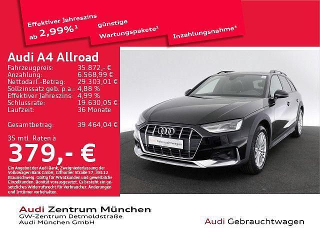 Brillantschwarz Gebraucht 2021 Audi A4 Allroad Ambiente Kombi | 35.872 € (Fairer Preis) - Bild 1/2