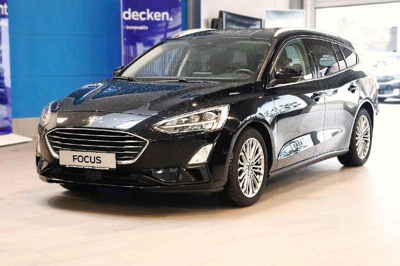 Gebraucht Ford Focus Titanium 125 PS (91 kW) 2019 Iridiumschwarz metallic Kombi
