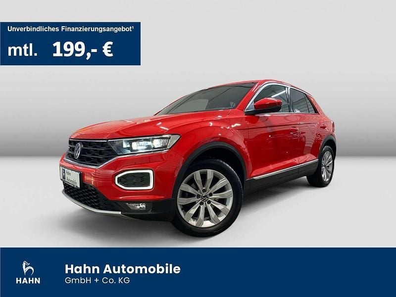 Rot Gebraucht 2021 VW T-Roc Sport SUV | 21.990 € (Guter Preis) - Bild 1/3