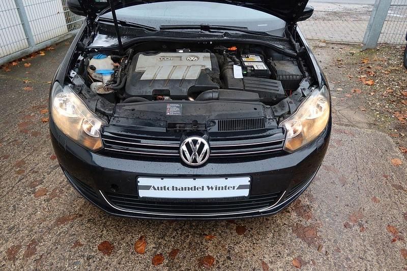 Gebraucht VW Golf VI Comfortline 110 PS (80 kW) 2008 Schwarz Kleinwagen