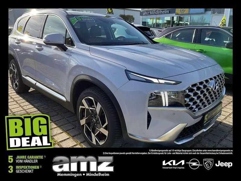 Glacier white / mic Gebraucht 2022 Hyundai Santa Fe Prime SUV | 38.990 € (Fairer Preis) - Bild 1/4