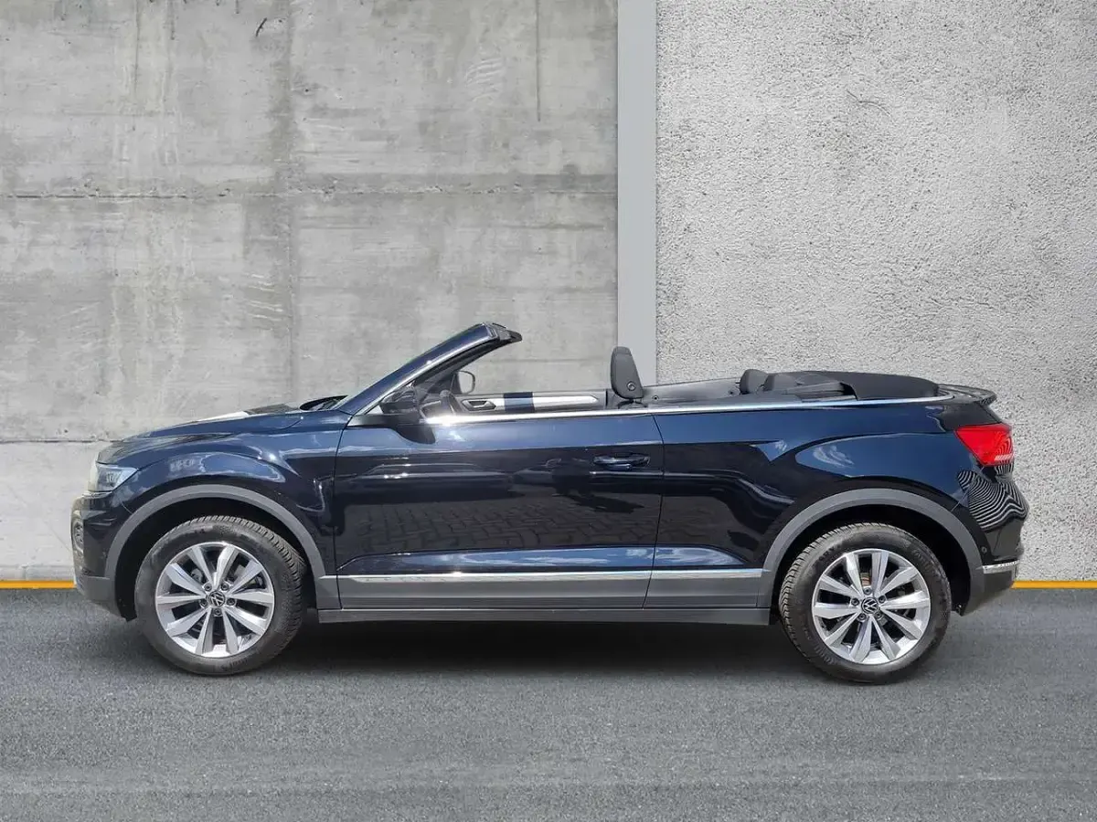 Gebraucht VW T-Roc Cabriolet Style 150 PS (110 kW) 2020 Schwarz Cabrio
