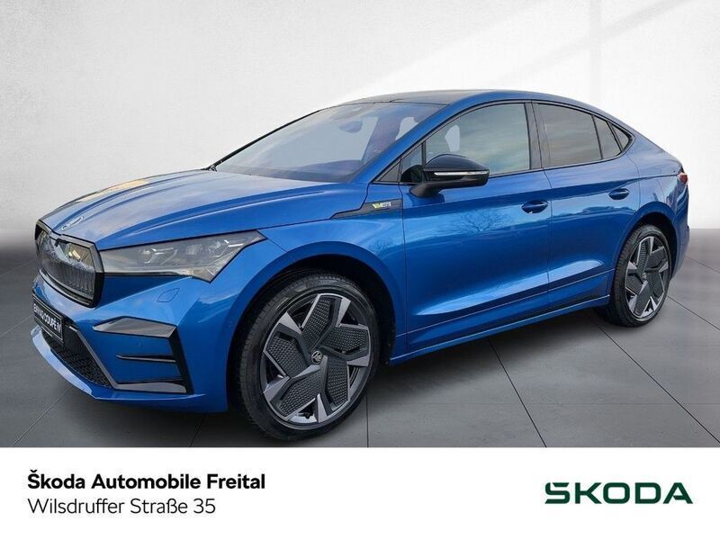 Raceblau metallic Gebraucht 2025 Skoda Enyaq iV RS SUV | 53.890 € (Fairer Preis) - Bild 1/4