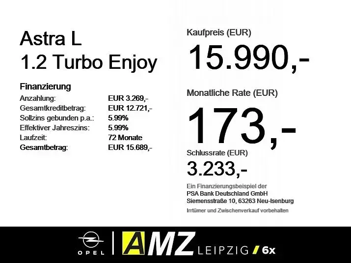 Gebraucht Opel Astra Enjoy 131 PS (96 kW) 2023 Chili rot Limousine