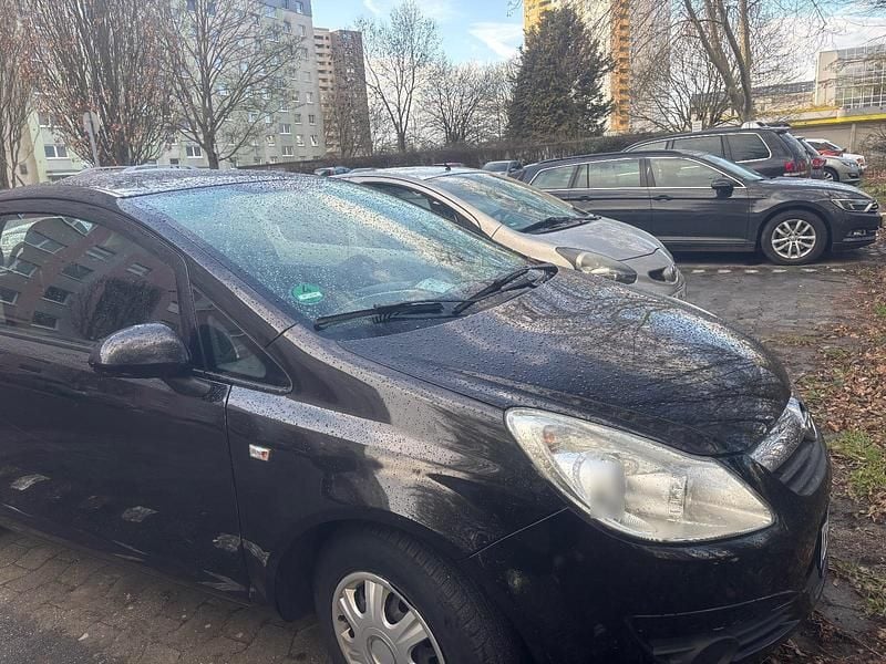 Gebraucht Opel Corsa 2008 Schwarz Kleinwagen