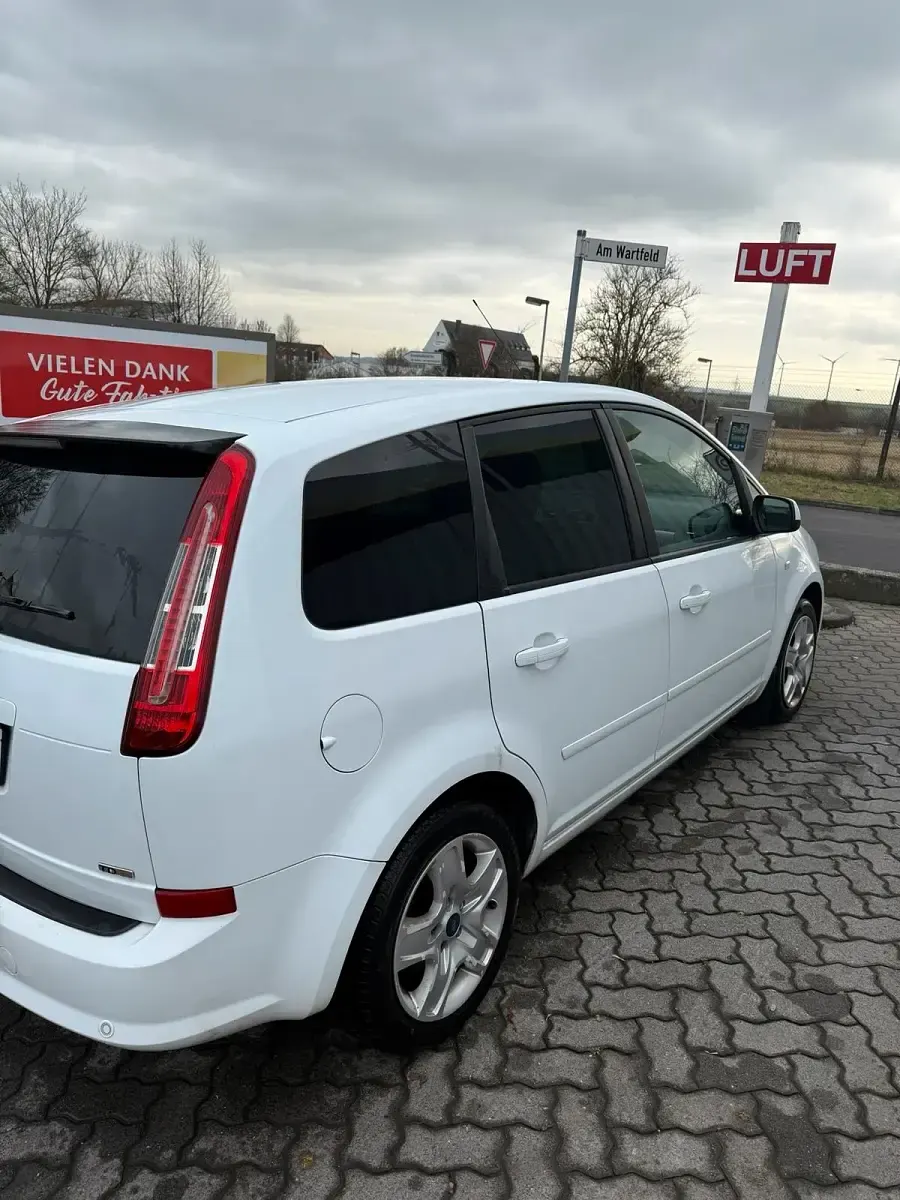 Gebraucht Ford C-MAX 110 PS (80 kW) 2009 Weiß Van / Kleinbus