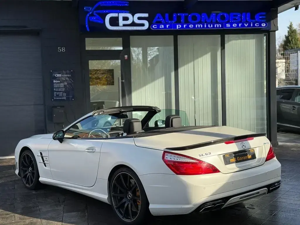 Gebraucht Mercedes SL63 AMG AMG 585 PS (430 kW) 2015 Weiß Cabrio