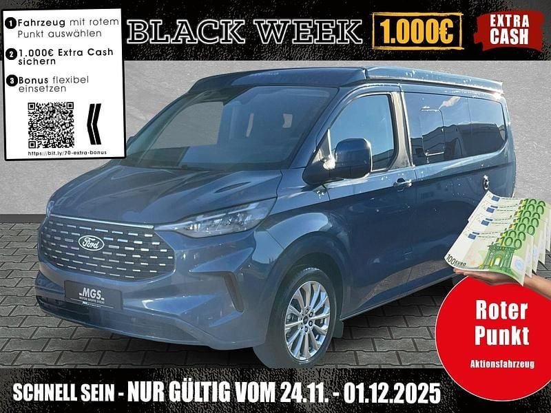 Chrome blue metallic Neu 2025 Ford Tourneo Custom Nugget Van | 63.990 € (Fairer Preis) - Bild 1/4