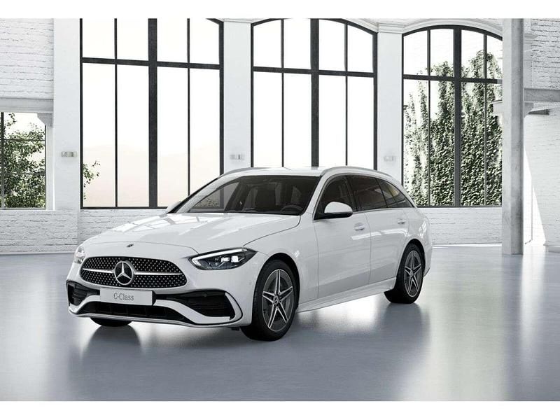 Polarweiß Gebraucht 2022 Mercedes C200 AMG Kombi | 35.390 € (Fairer Preis) - Bild 1/4