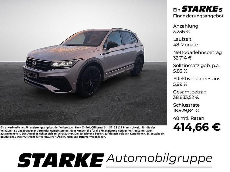 Grau Gebraucht 2021 VW Tiguan R-line SUV | 35.950 € (Fairer Preis) - Bild 1/4