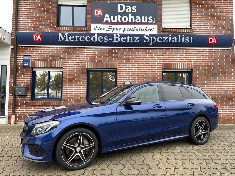 Blau Gebraucht 2015 Mercedes C250 AMG Kombi | 16.680 € (Fairer Preis) - Bild 1/4