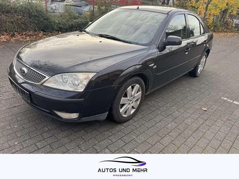 Pantherschwarz Gebraucht 2004 Ford Mondeo Viva Limousine | 499 € (Superpreis) - Bild 1/4