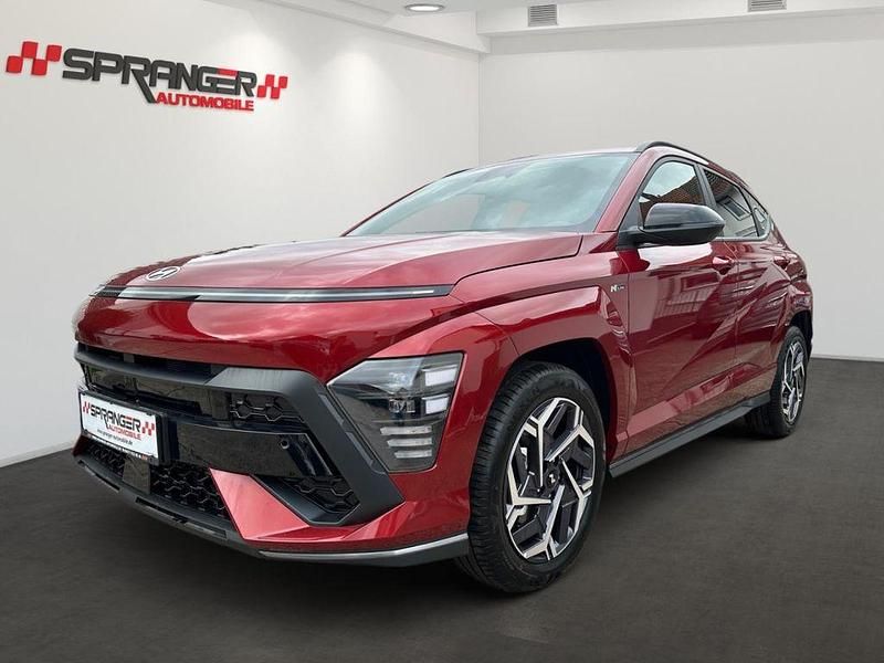 Ultimate red metallic Neu 2025 Hyundai Kona N Line SUV | 29.990 € (Fairer Preis) - Bild 1/4