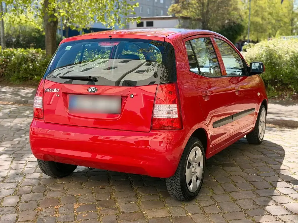 Gebraucht Kia Picanto 65 PS (47 kW) 2008 Rot Kleinwagen