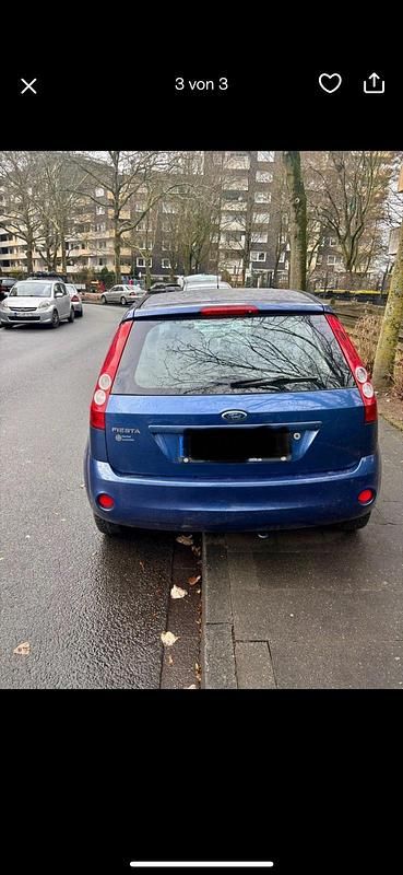 Gebraucht Ford Fiesta 2008 Blau Kleinwagen
