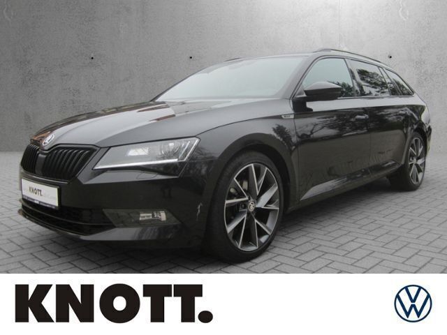 Schwarz Gebraucht 2016 Skoda Superb SportLine Kombi | 21.989 € (Etwas zu teuer) - Bild 1/4