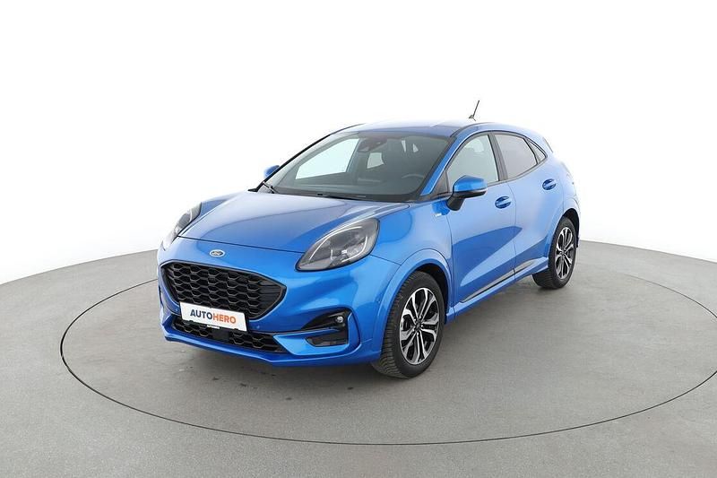 Blau Gebraucht 2023 Ford Puma Gen-E ST-Line SUV | 23.790 € - Bild 1/3