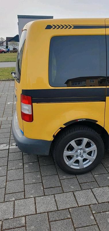 Gebraucht VW Caddy 70 PS (51 kW) 2007 Gelb Van / Kleinbus