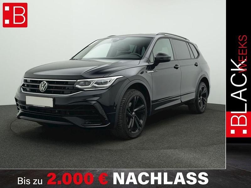 Schwarz Gebraucht 2024 VW Tiguan Allspace R-line SUV | 41.450 € (Fairer Preis) - Bild 1/2