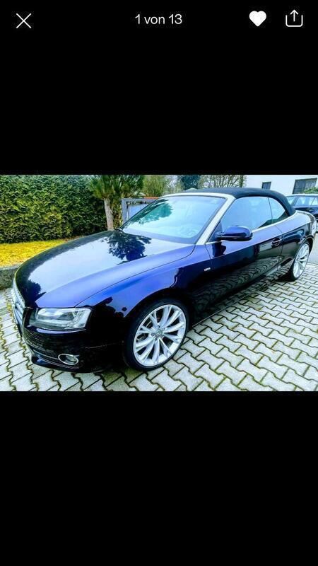 Blau Gebraucht 2025 Audi A5 Cabriolet Cabrio | 12.000 € - Bild 1/4