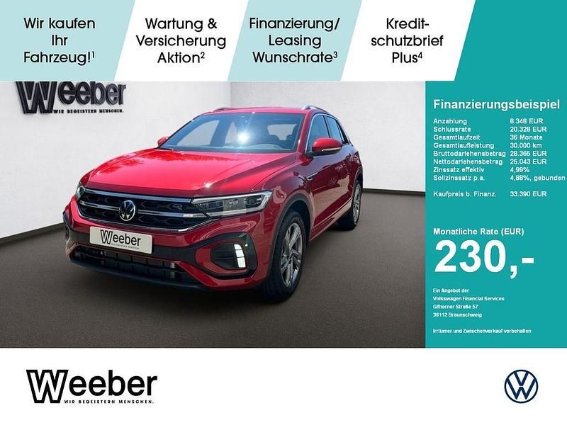 Rot Neu 2025 VW T-Roc R-line SUV | 33.390 € (Superpreis) - Bild 1/4