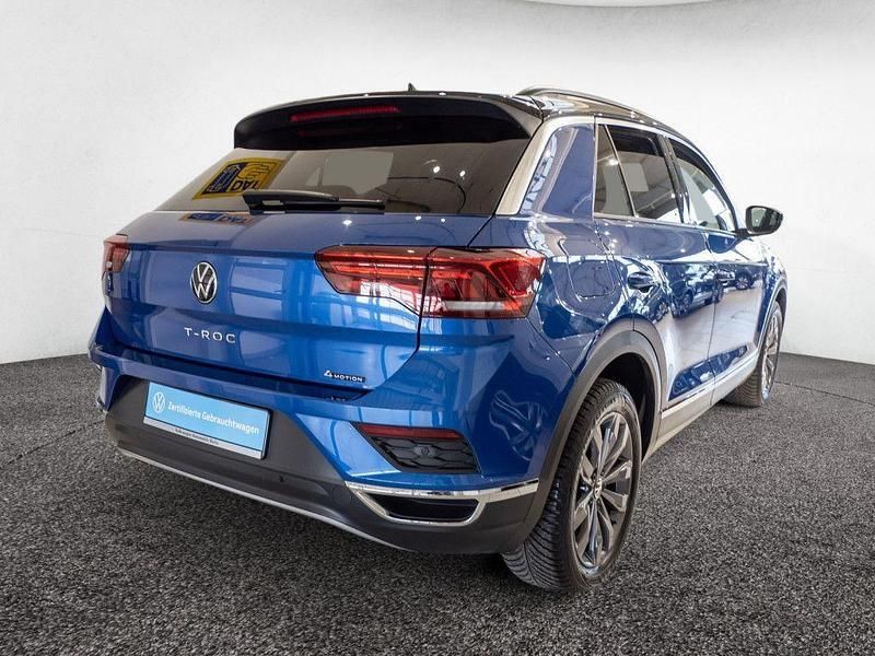 Gebraucht VW T-Roc Sportline 190 PS (139 kW) 2021 Ravennablau metallic/schwarz SUV