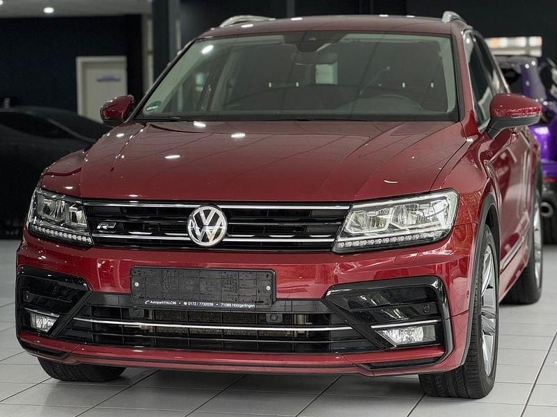Rot Gebraucht 2018 VW Tiguan R-line SUV | 18.950 € (Superpreis) - Bild 1/4