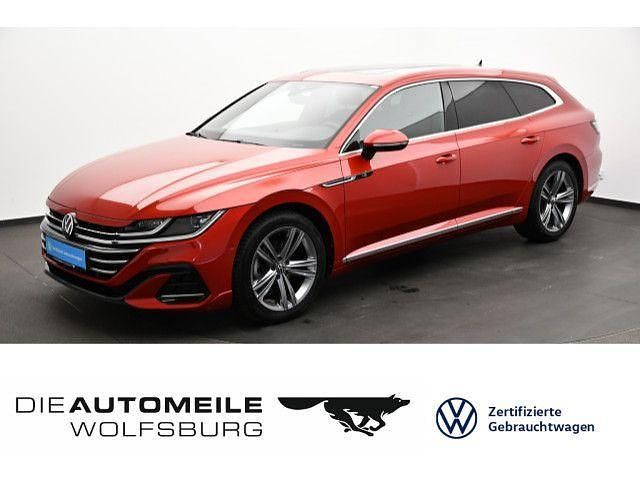 Kings red metallic (metallic) Gebraucht 2023 VW Arteon R-line Kombi | 35.350 € (Fairer Preis) - Bild 1/4
