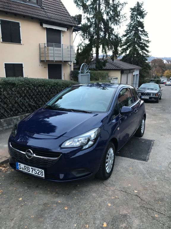Blau Gebraucht 2017 Opel Corsa Edition Coupé | 5.600 € (Guter Preis) - Bild 1/4