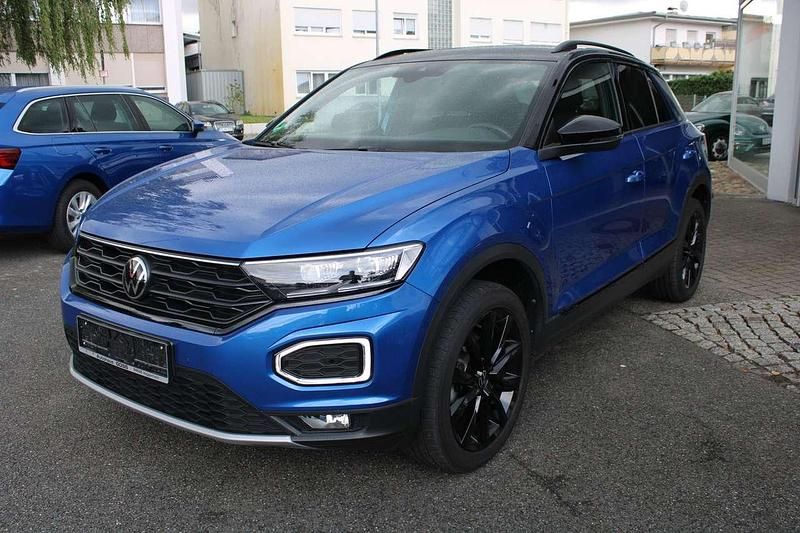 Blau Gebraucht 2021 VW T-Roc Style SUV | 22.490 € (Guter Preis) - Bild 1/4