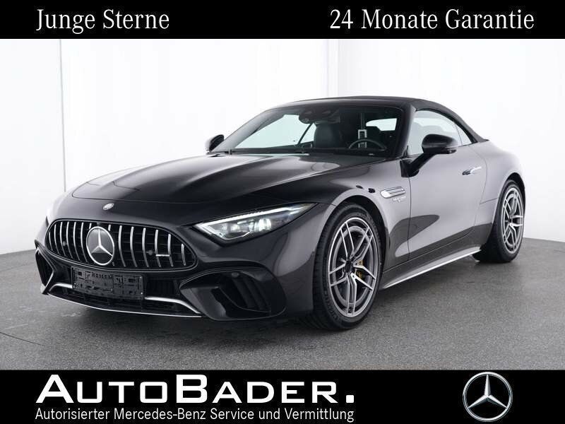 197 lack obsidianschwarz (metallic) Gebraucht 2023 Mercedes SL63 AMG Premium Plus Cabrio | 122.975 € (Superpreis) - Bild 1/4