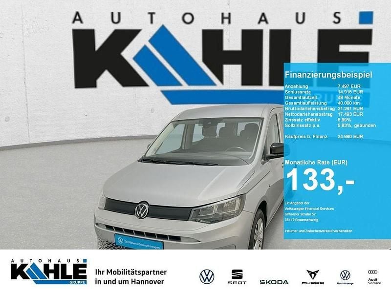 Gebraucht VW Caddy Maxi Basis 122 PS (89 kW) 2023 Silber Van / Kleinbus