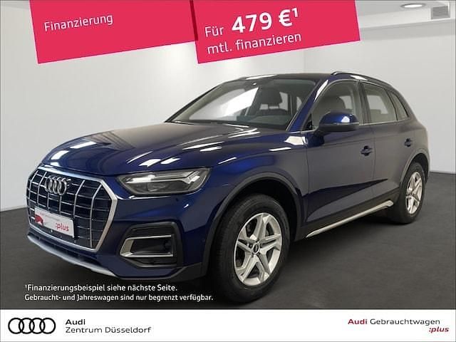Navarrablau metallic Gebraucht 2022 Audi Q5 Advanced Plus SUV | 29.900 € (Guter Preis) - Bild 1/3