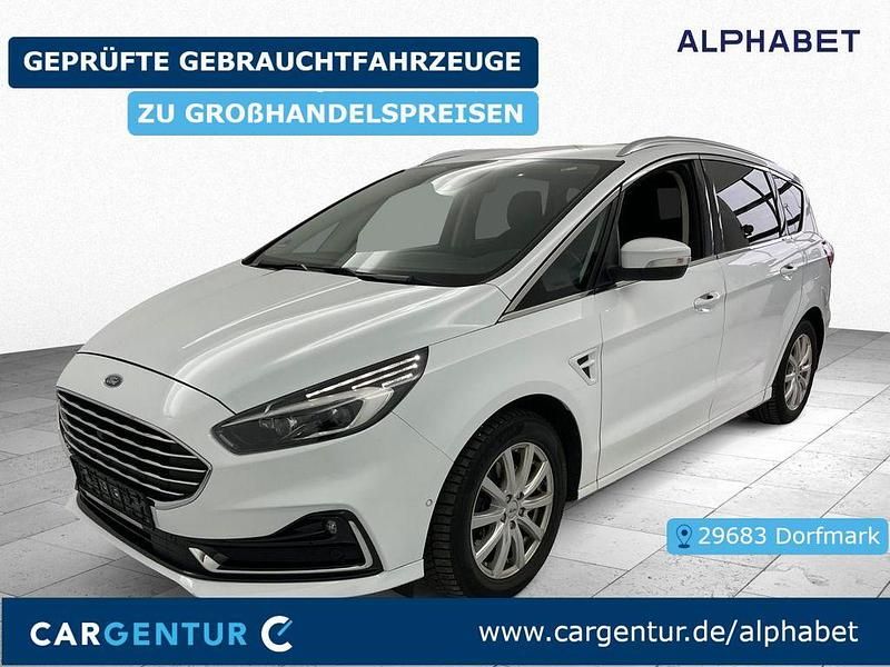 Frost weiss Gebraucht 2022 Ford S-MAX Titanium Van / Kleinbus | 24.495 € (Guter Preis) - Bild 1/2