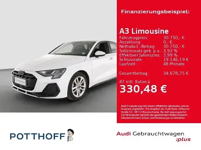 Gebraucht Audi A3 S-Line 116 PS (85 kW) 2025 Limousine