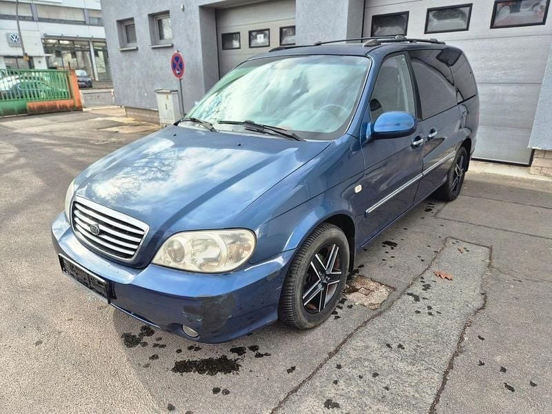 Gebraucht Kia Carnival EX 150 PS (110 kW) 2004 Blau Van / Kleinbus