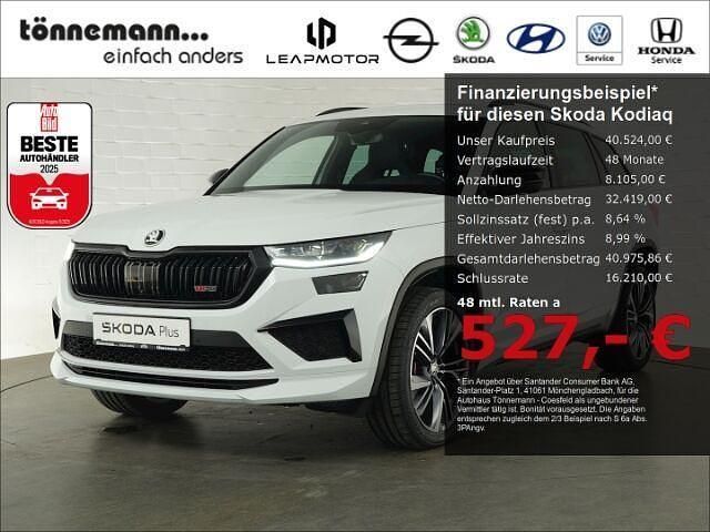 Weiss Gebraucht 2022 Skoda Kodiaq RS SUV | 42.424 € (Fairer Preis) - Bild 1/3