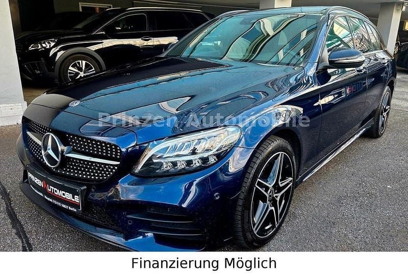 Blau Gebraucht 2019 Mercedes C300 AMG Limousine | 22.990 € (Guter Preis) - Bild 1/4