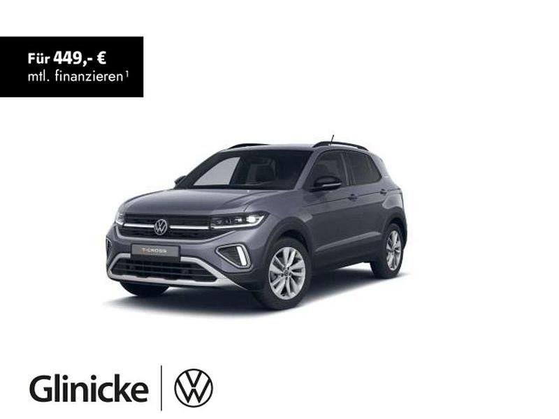Grau Neu 2025 VW T-Cross Life SUV | 35.950 € (Teuer) - Bild 1/3
